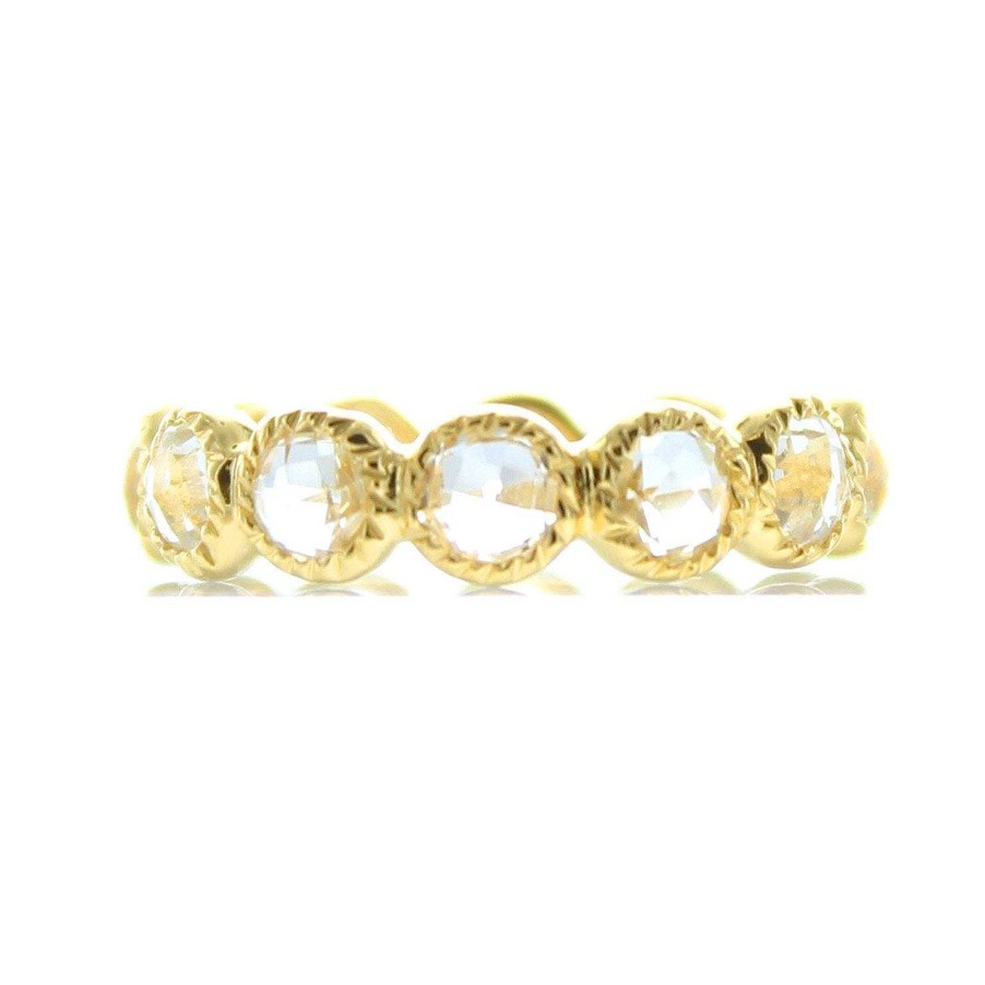 Rings So Pretty Cara Cotter Legacy Ring White Topaz & Gold