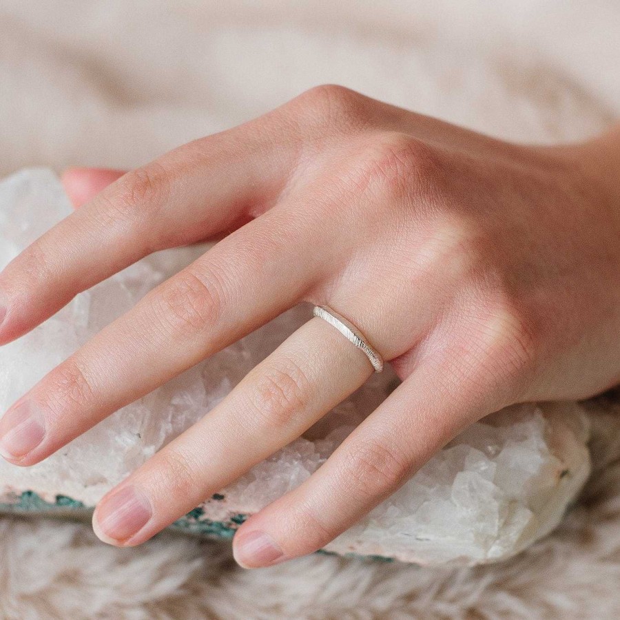 Rings So Pretty Cara Cotter Brave Stacking Ring & Pendant Silver