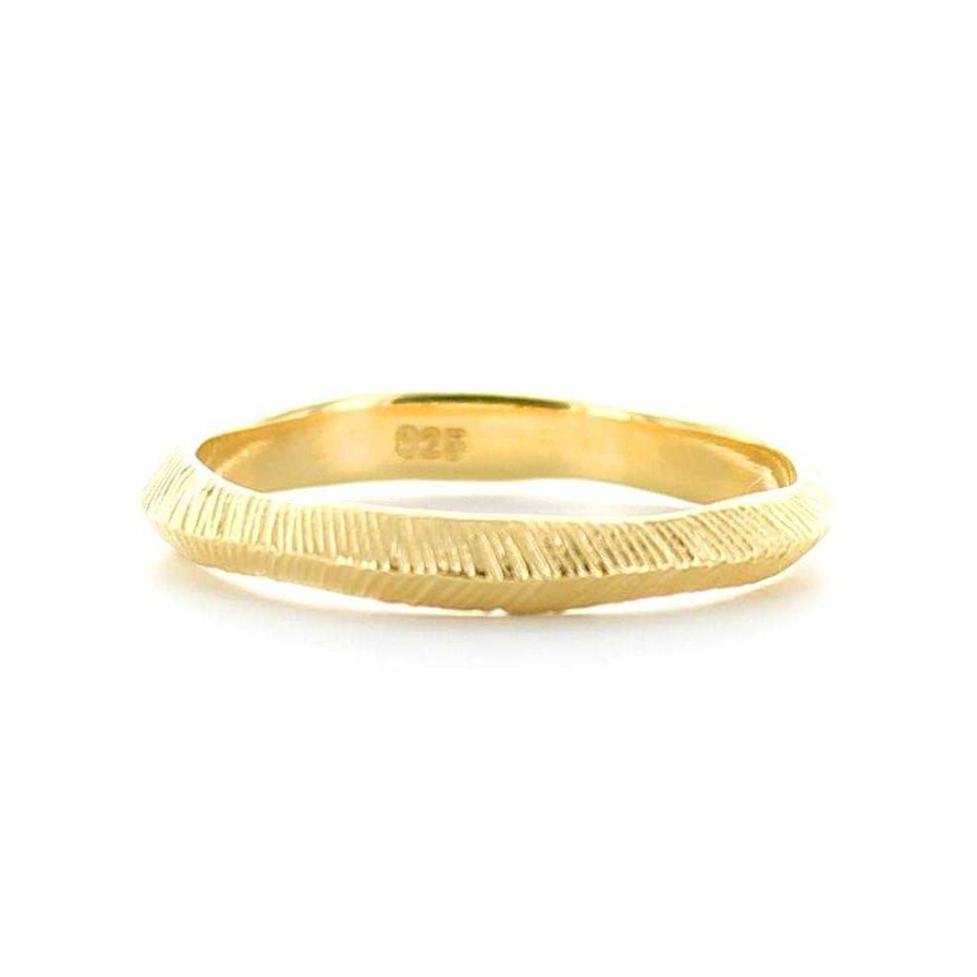 Rings CR-039 Brave Stacking Ring & Pendant Gold