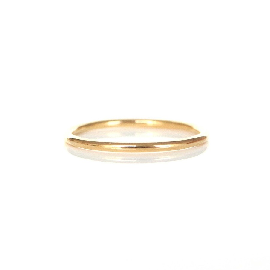 Rings CR-194 Poise Thin Band Ring - Gold