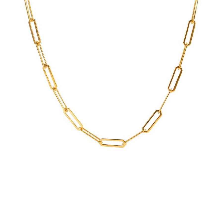 Bracelets SN48-4022 SB48-3218 Day 7 - Luxe Poise Oval Necklace Or Bracelet - Gold