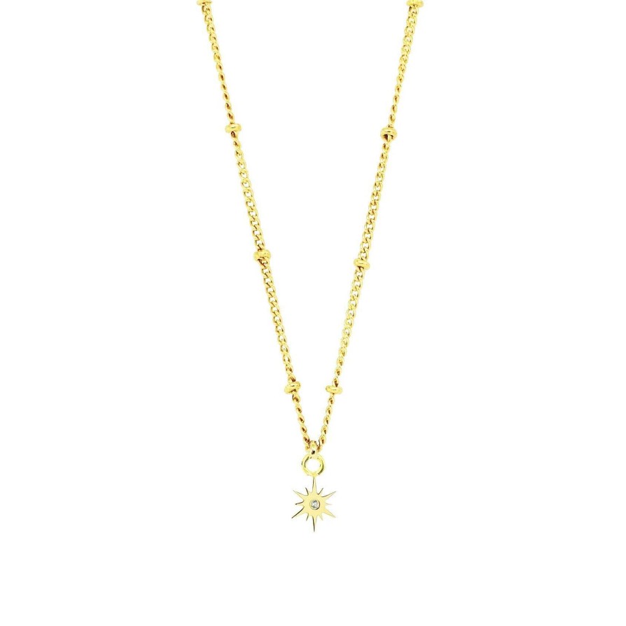 Charms CC-141-CZ Believe Stellar Namesake Charm - Cubic Zirconia & Gold