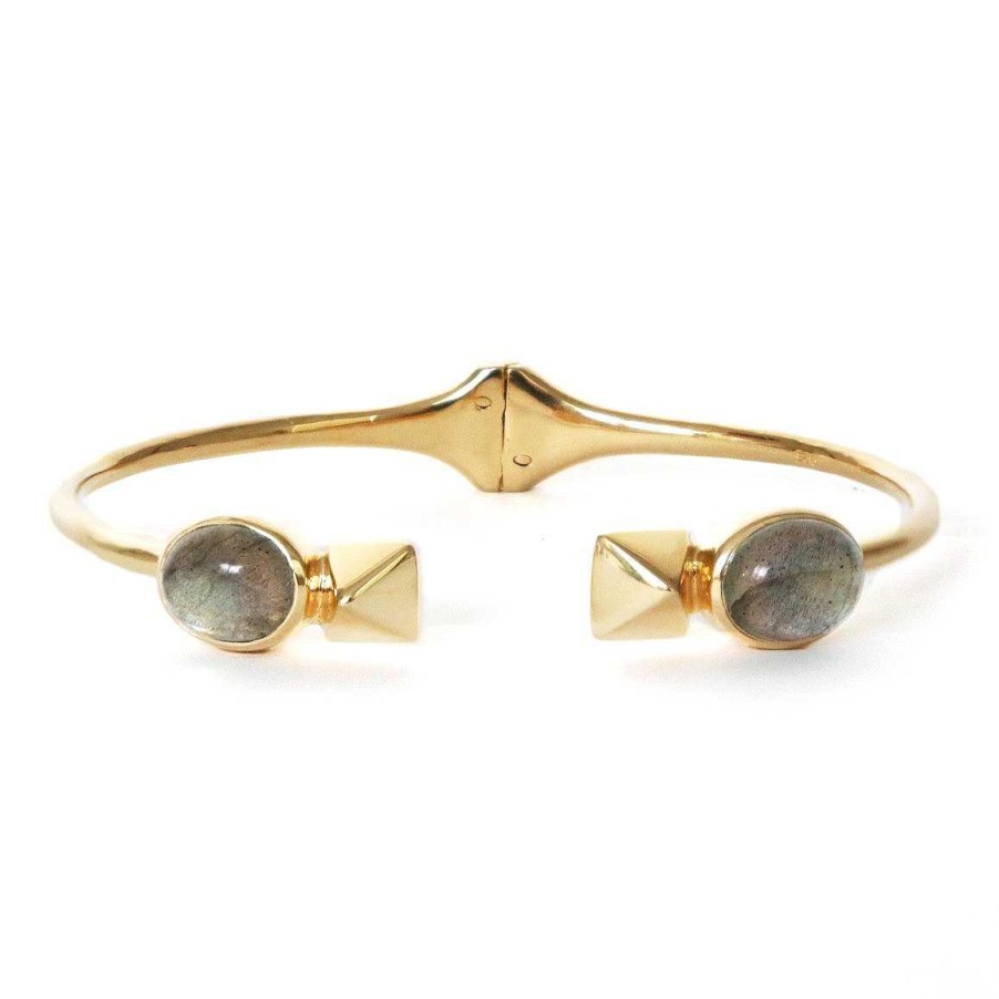 Bracelets SP Glee Cuff - Labradorite & Gold