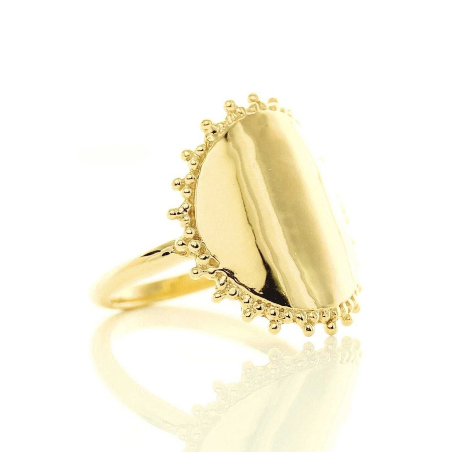 Rings SO PRETTY CARA COTTER Believe Soleil Ring - Gold