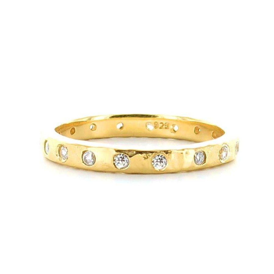 Rings CB-90-TW Love Stacking Ring & Pendant Gold