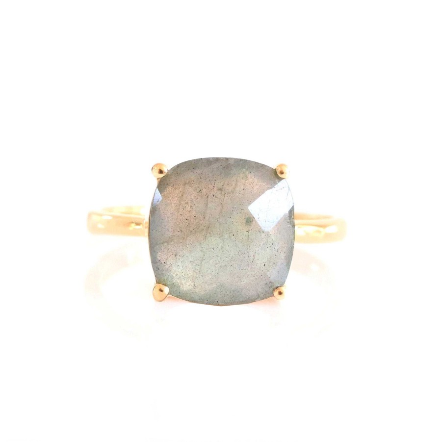 Rings JFR-575 Glee Ring - Labradorite & Gold