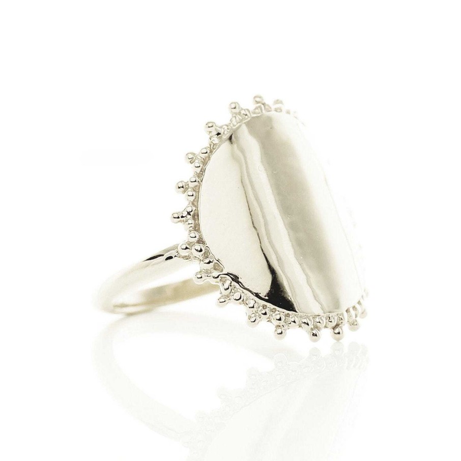 Rings SO PRETTY CARA COTTER Believe Soleil Ring - Silver